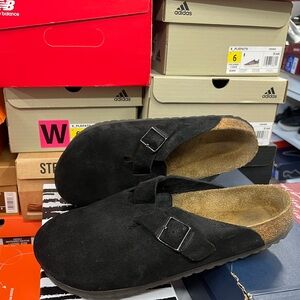 🔥Birkenstock Boston Soft Footbed men clogs GUC